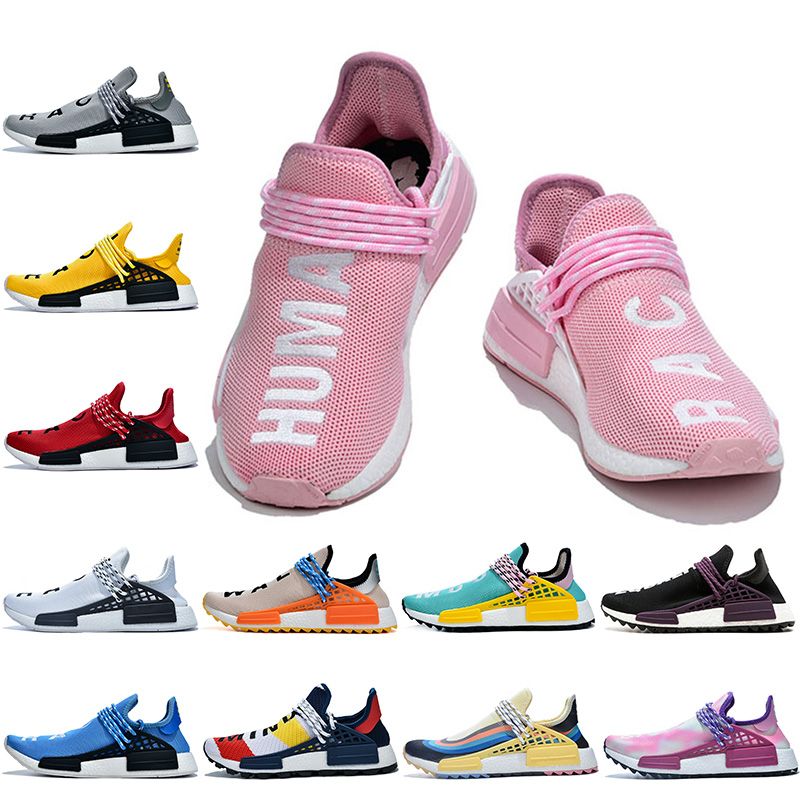 human race shoes pink