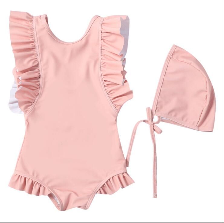 girls ruffle swimsuit