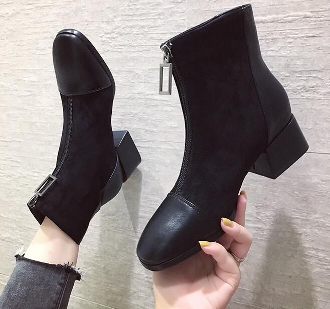 designer suede boots