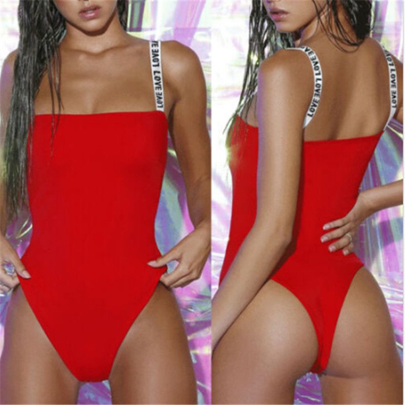 one piece thong beach