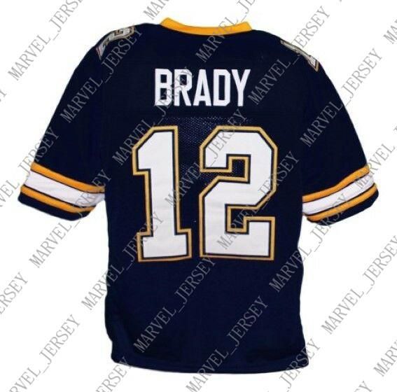 2020 Custom Tom Brady #12 Padres High 