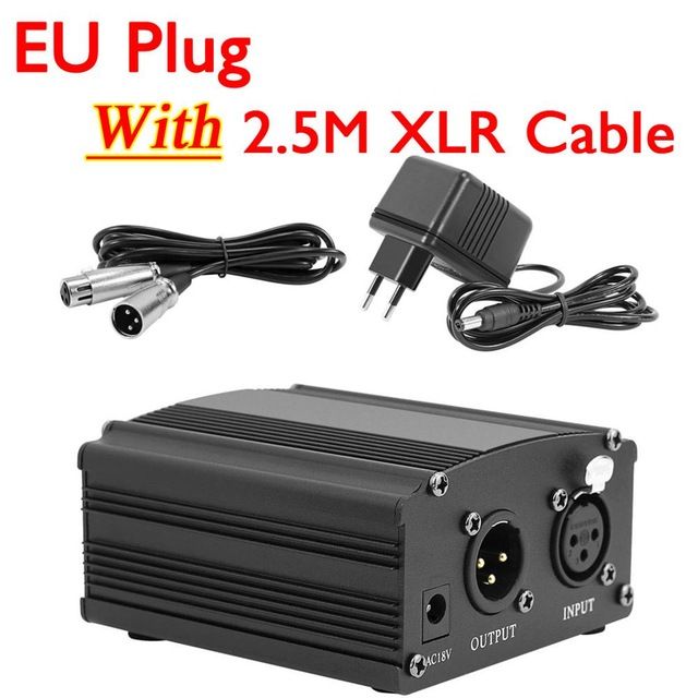 Alternativ: EU -plugg med XLR;