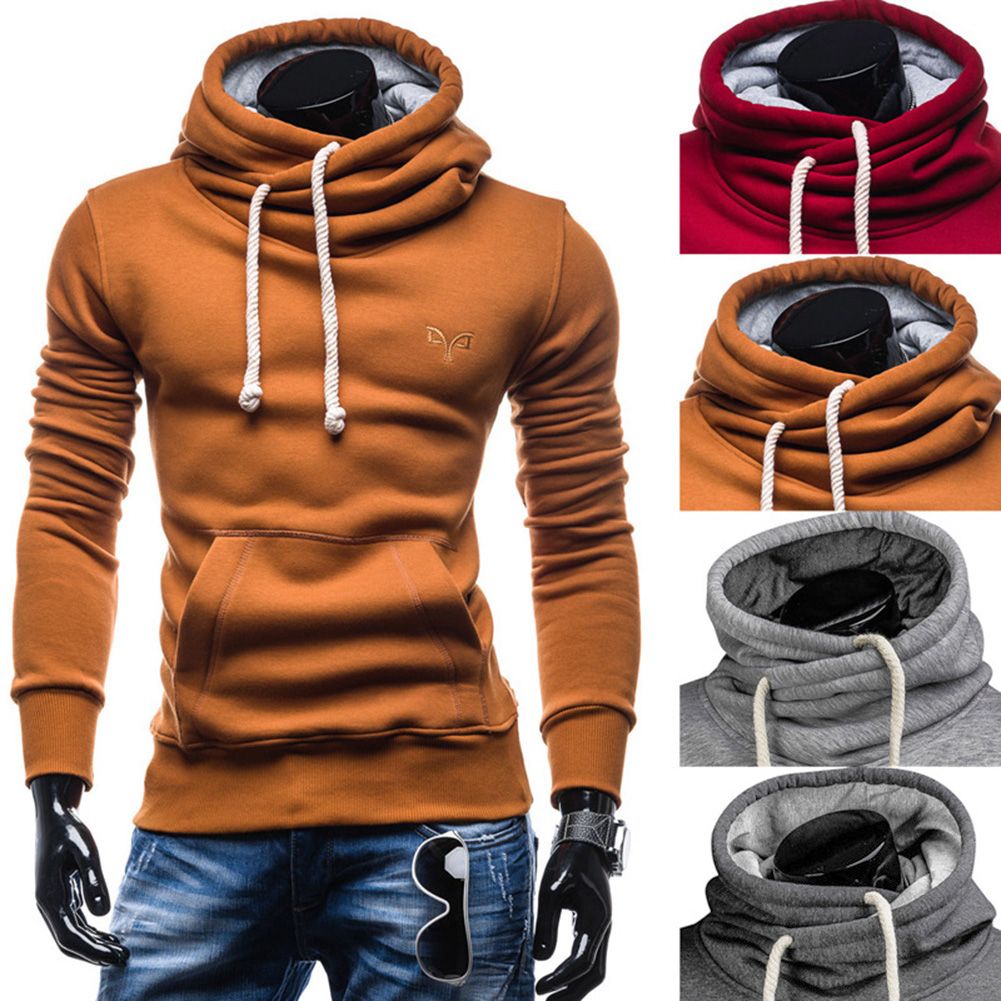 Compra Hombres Ropa De Deporte Casual De Cuello De Tortuga Sudadera De  Manga Larga Con Lazo Del Bolsillo Otoño Sudadera Con Capucha Fabala Barato  | Entrega Rápida Y Calidad | Es.Dhgate