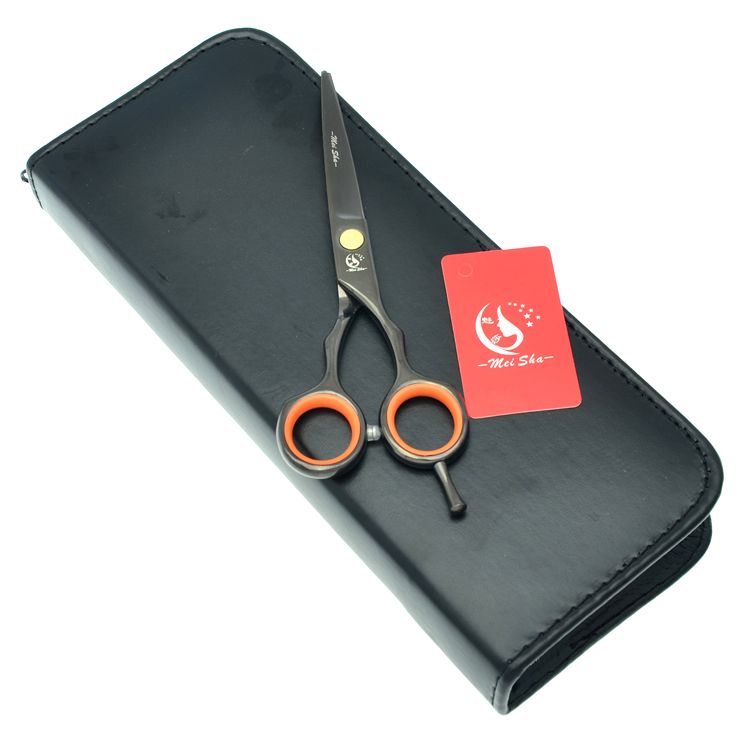 Meisha 5.5 inç Japon Çelik Kesme İnceltme Makası Profesyonel Kuaförlük Makas Salon Saç Kesme Kuaför Berber Dükkanı Malzemeleri HA0083