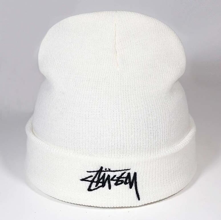 champion white beanie