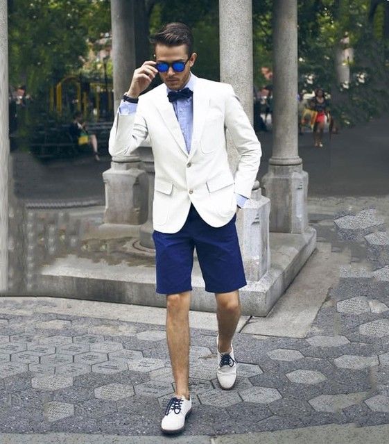 smart casual short pants