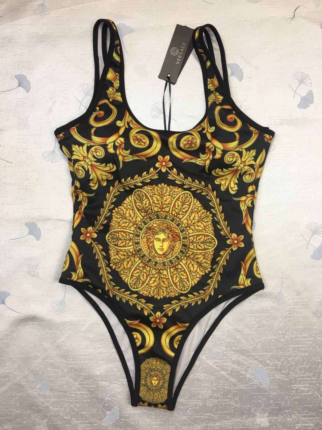 women's versace bathing suit