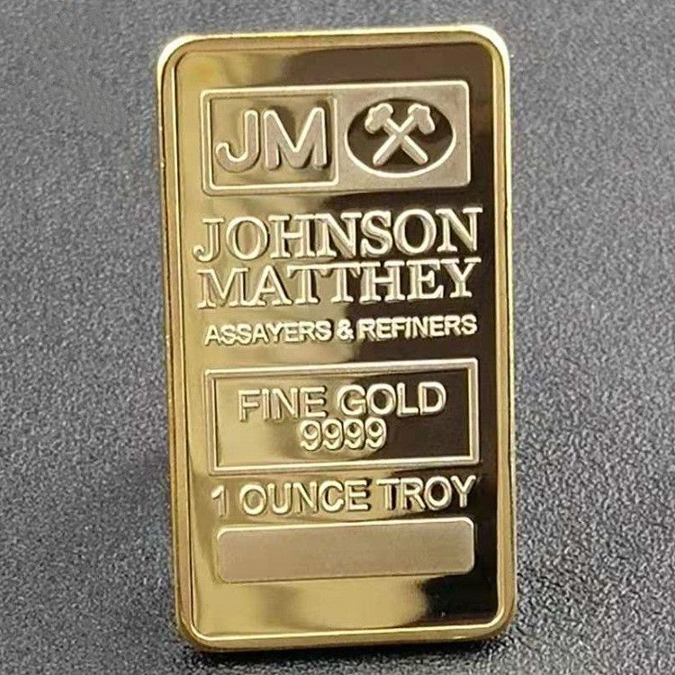 2021 Brand New JM Johnson Matthey 1 Oz Pure 24K Real Gold Silver Plated ...