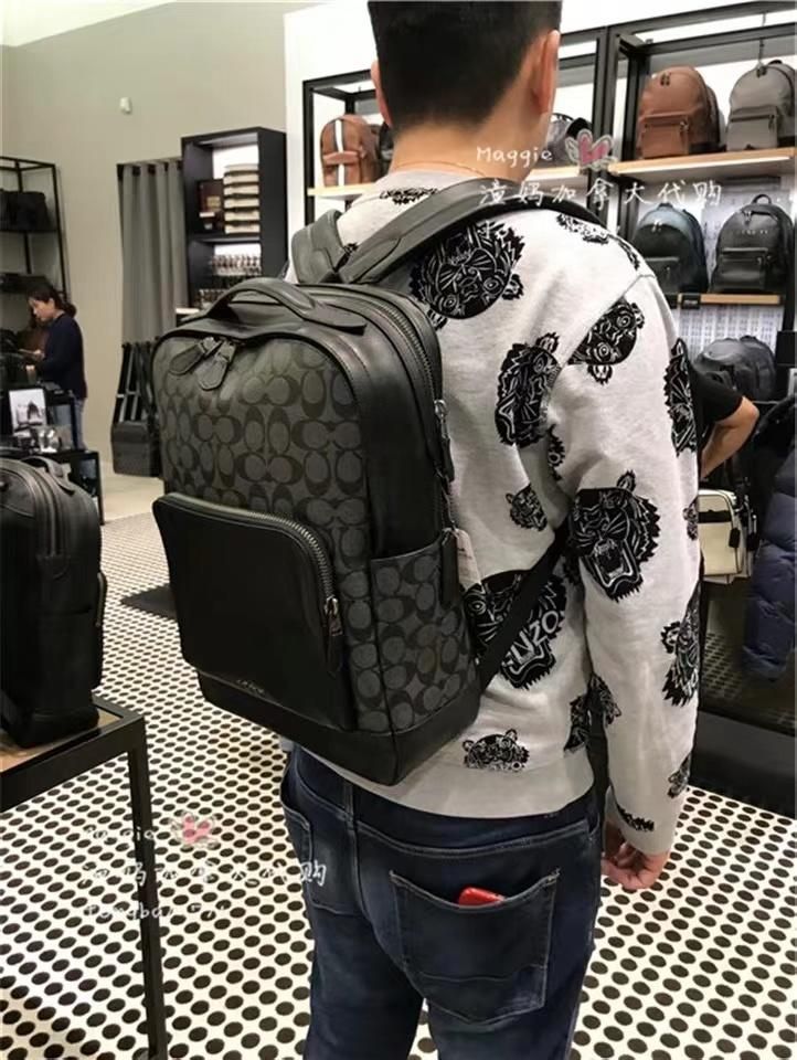 coach men back pack