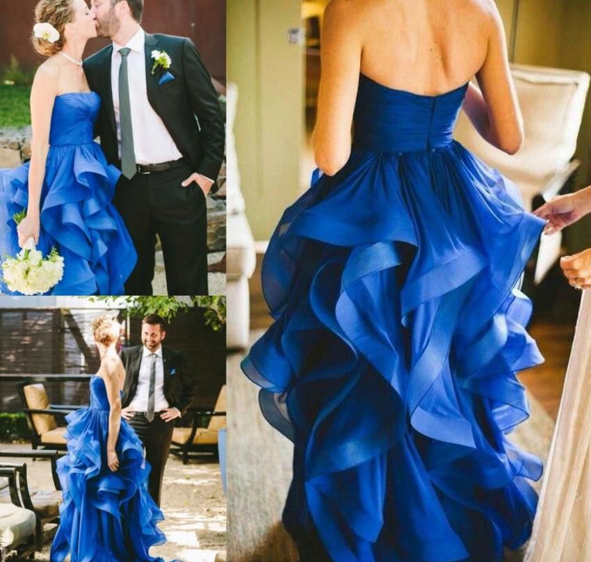 DiscountCheap Royal Blue Wedding Dress ...