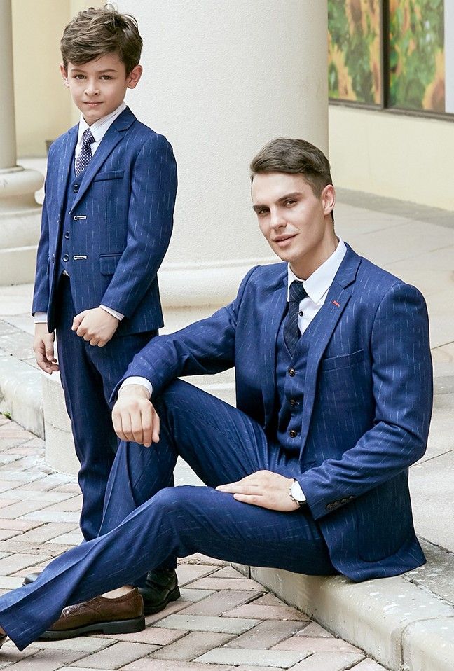 father and son party wear