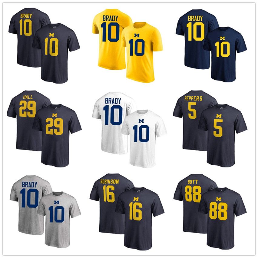 tom brady michigan t shirt