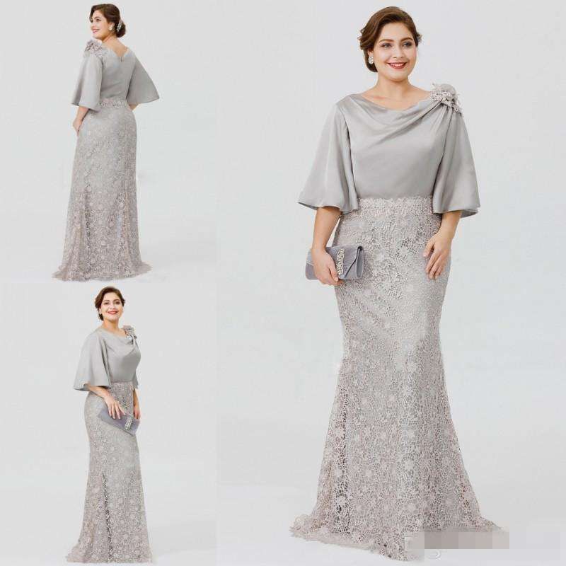 silver mother of the bride dresses