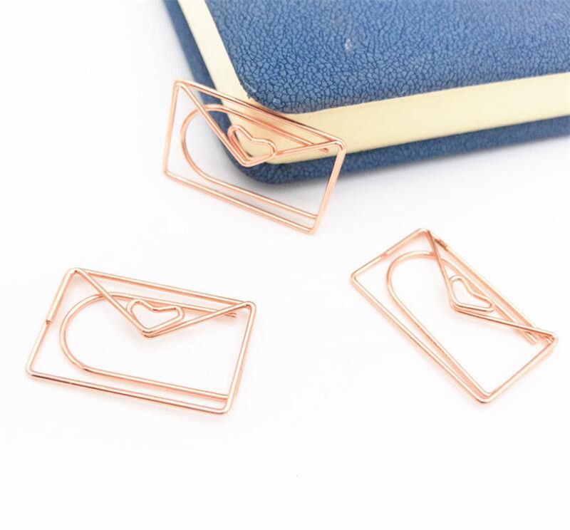 21 Hot Rose Gold Love Paper Clip Creative Special Shaped Modeling Clip Metal Paperclips Metal Paper Clips Bookmark From Meinuo005 274 77 Dhgate Com