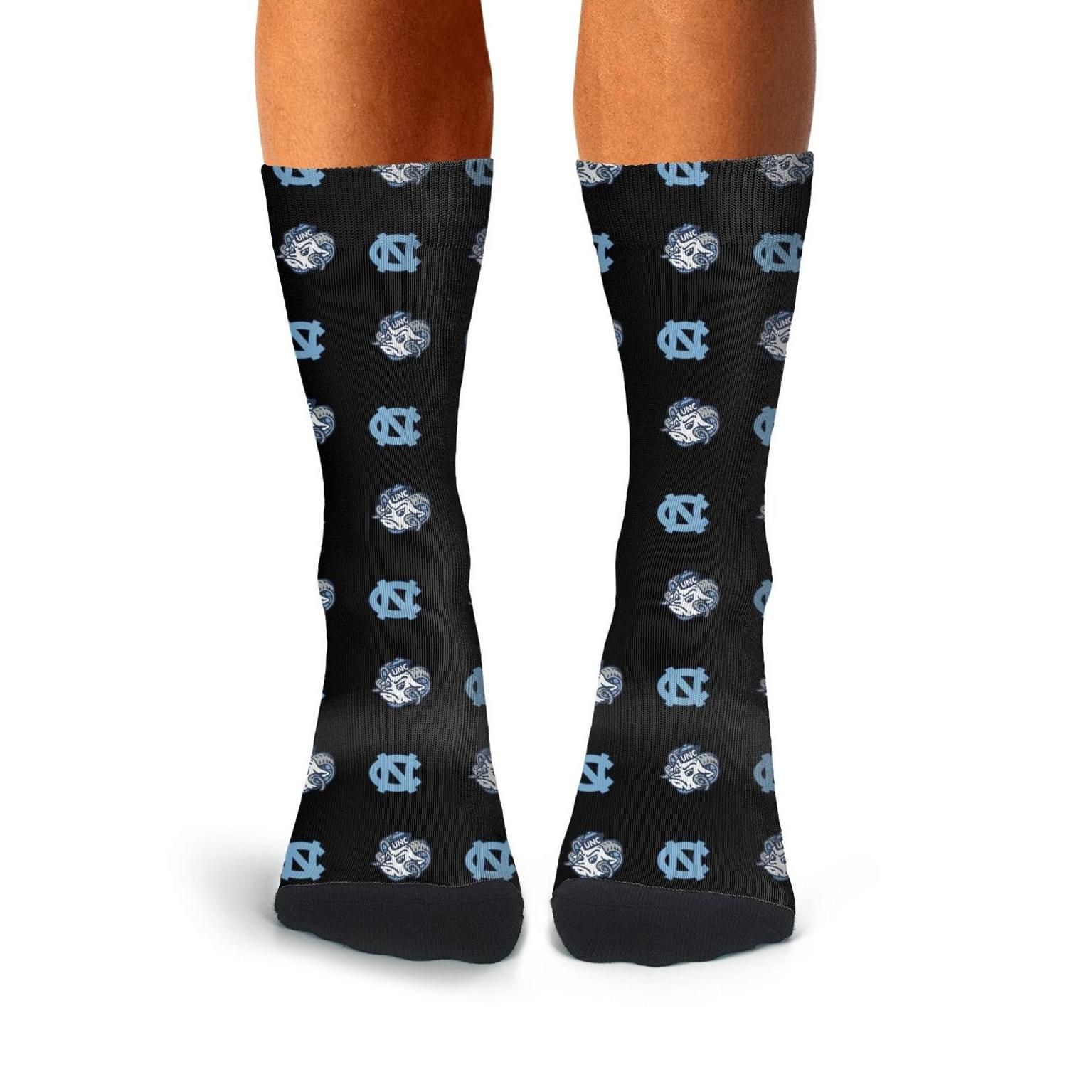 carolina blue basketball socks