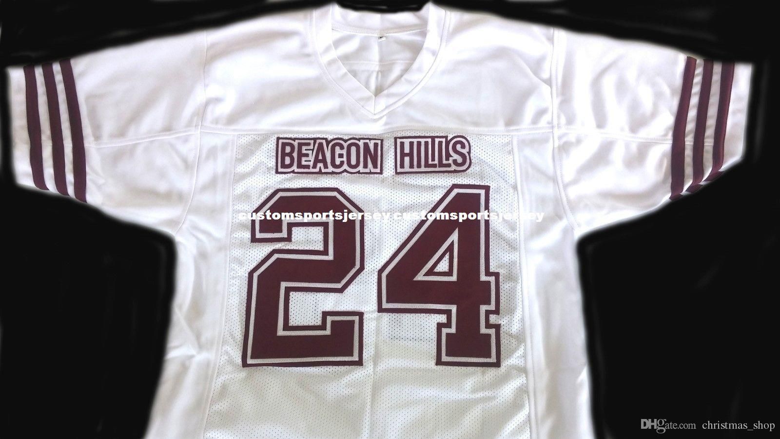 Stilinski #24 Beacon Hills Lacrosse Jersey and similar items