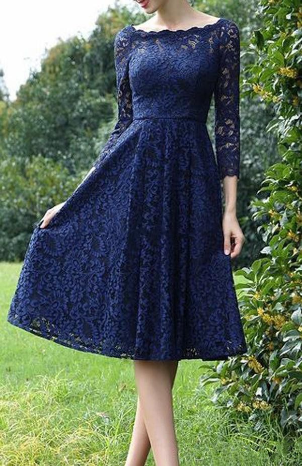 Elegant Bridesmaid Dresses Knee Length 