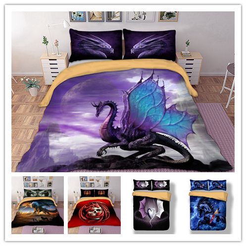 Dinosaur Series Bedding Set Single Double King Size 2 With