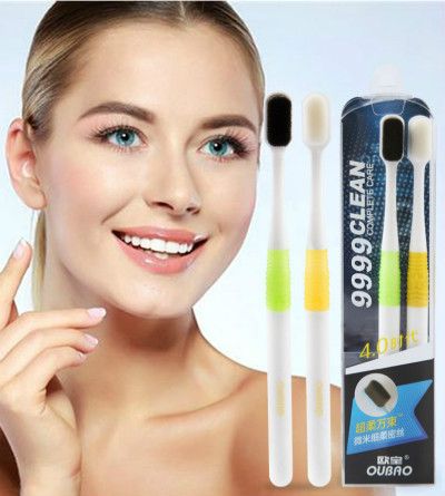 toothbrush with thousands of bristles