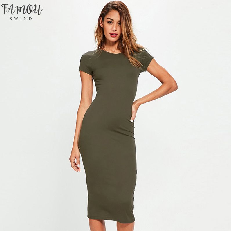 army green summer dress