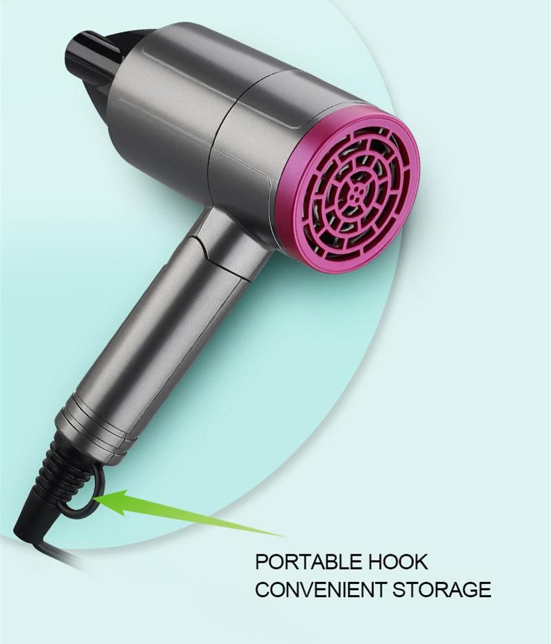 Portable Folding Hair Dryer Radiation Free Ionic Infrared Low
