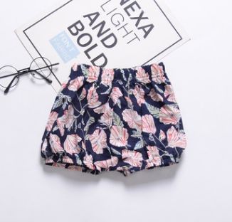 #7 Floral Printed PP Bread Shorts
