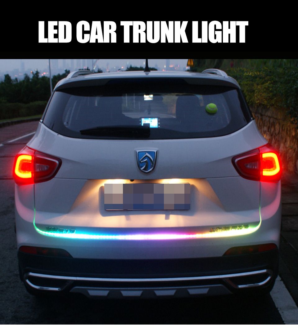 2021 Car Accessor LED Car Decoration Lights Colorful Taillights