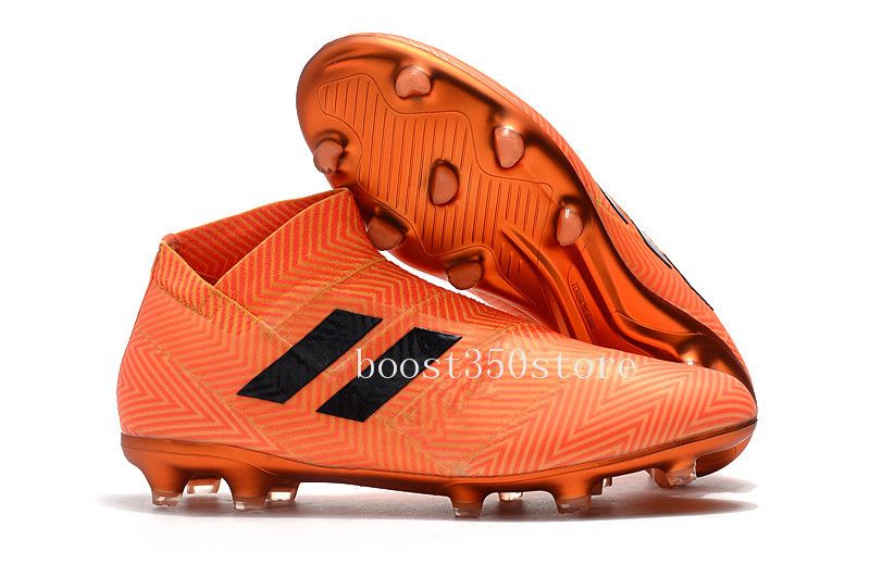 botines nemeziz naranja