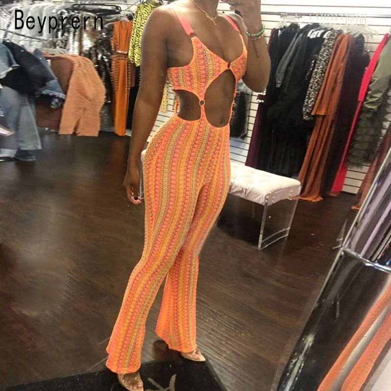 orange buckle dress
