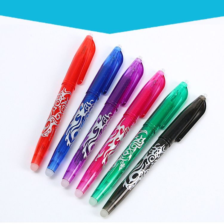 Creative Erasable Ballpoint Pens Temperature Control Colored Pens For