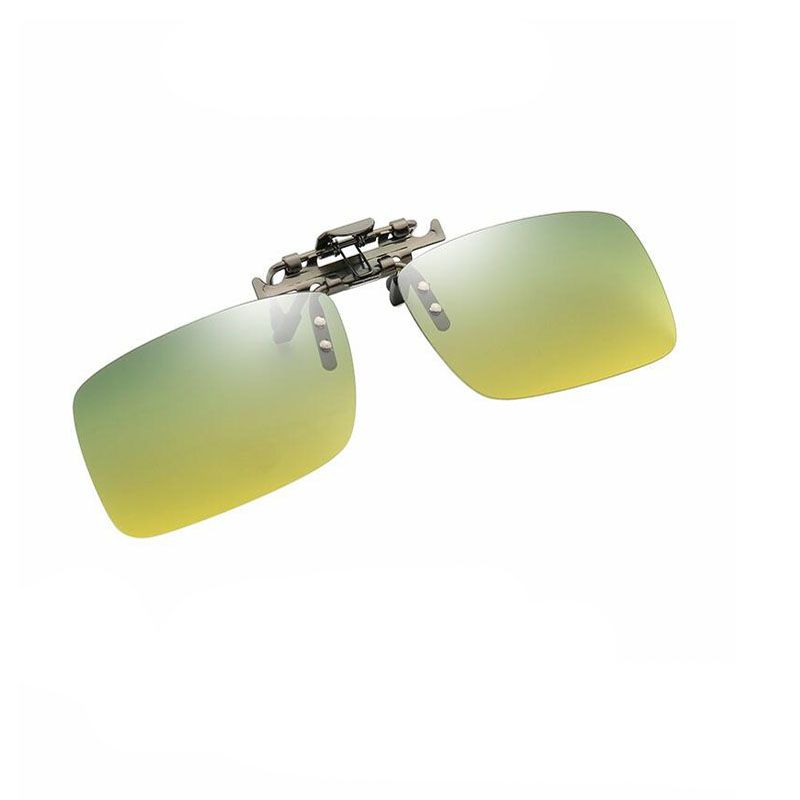Men Sunglasses Square Polarized Night Vision Glasses UV400 Driving Cycling Sport