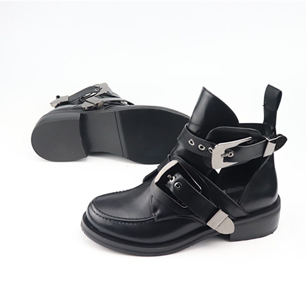 mens dress boots with buckles