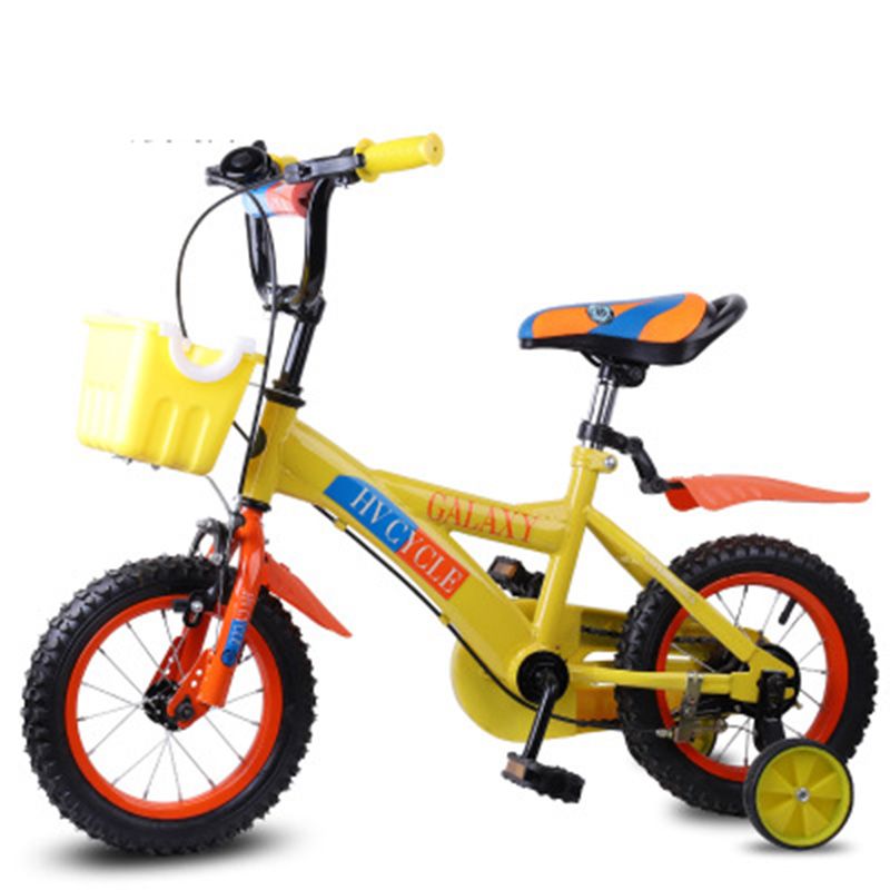 yellow 12 inch bike