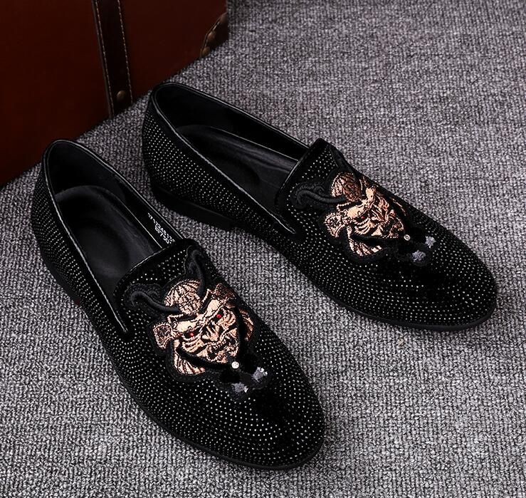 Men's Slip On Loafers Spring Flats Leather Dress Formal Shoes Oxfords Plus Size Men's Slip On Loafers Spring Flats Leather Dress Formal Shoes Oxfords Plus Size