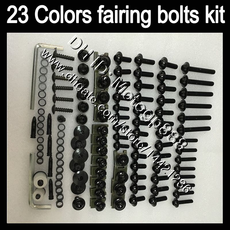 Aprilia RS125 2004 stainless steel screen & motorcycle fairing bolts kit