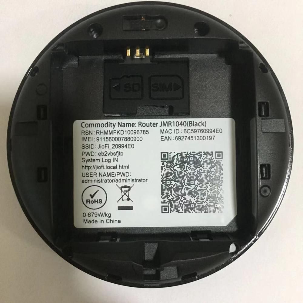 Jio Jmr1040 4g Mobile Wifi Hotspot 4g 3g Wireless Router Wipod