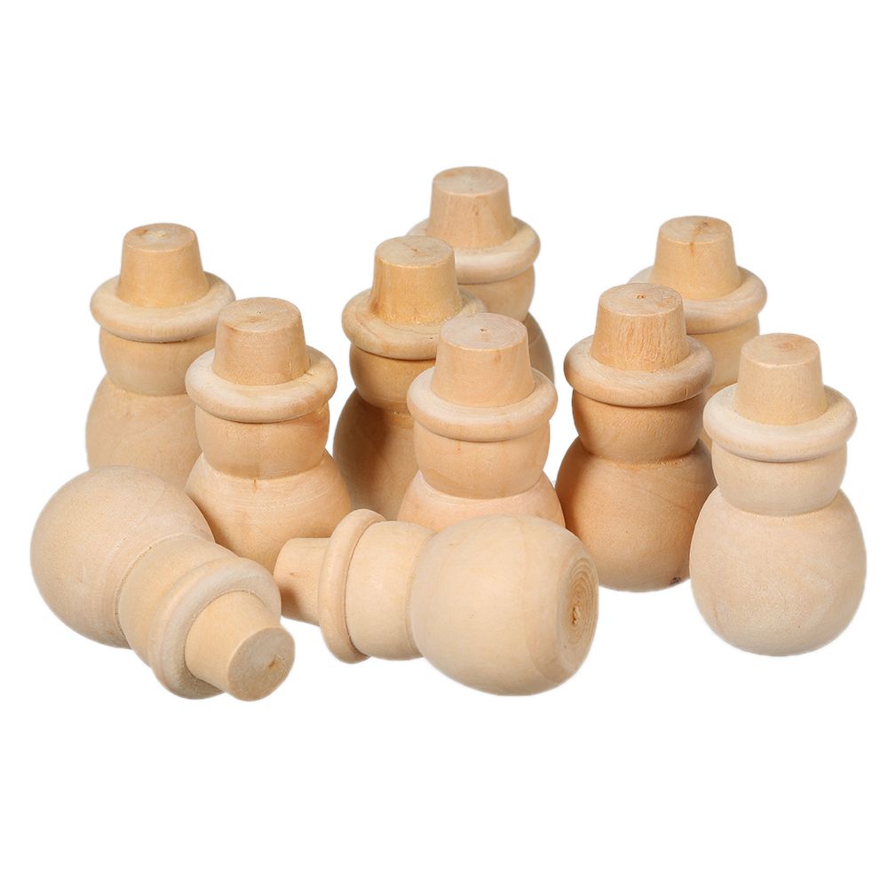 unfinished peg dolls