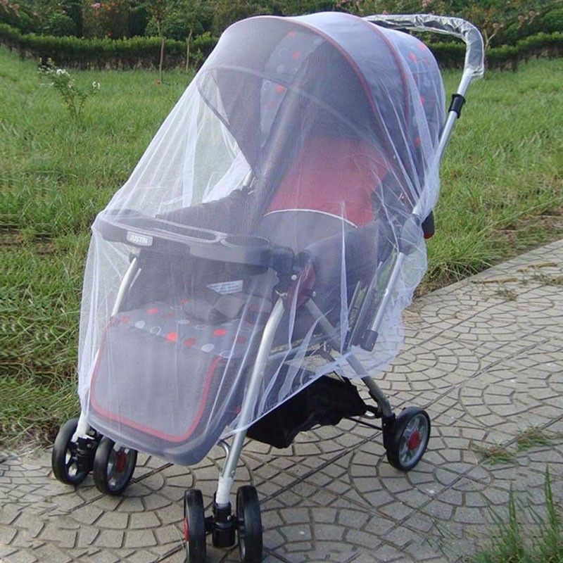 Moda Verano Beb/és Cochecito de beb/é Mosquito Net Buggy Pram Protector Sillita de paseo Fly Midge Insecto Bug Cover Cochecito Accesorios