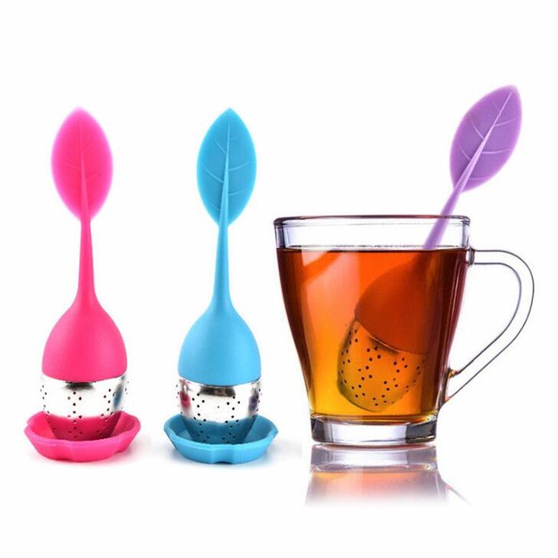 Amiispe Infusor de té de silicona filtro de té de silicona apto para alimentos y sin BPA para amantes del té