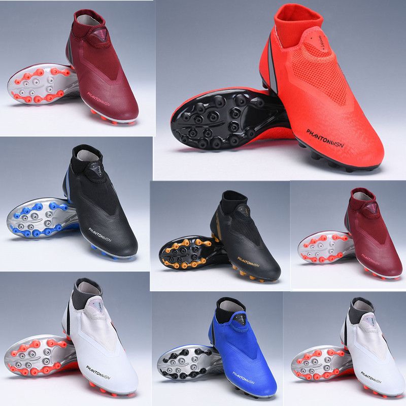 Compra Alto Top Chuteiras De Futebol Fútbol T90 Zapatos De Fútbol Tacos De  Niños De Diseño Sin Cordones FANTASMA VSN Niños Jóvenes Botas De Fútbol AG  R Barato | Entrega Rápida Y