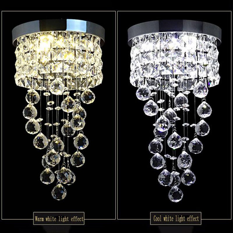 Bulk New Modern Led Small Crystal Chandelier Lighting Ceiling Lamp For Kitchen Bathroom Closet Bedroom Decorative 20cm Diameter From Glistenlight 48 93 Dhgate Com Bulk New Modern Led Small Crystal, Small Chandelier For Bedroom Closet