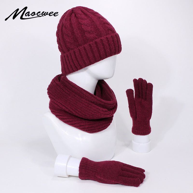 beanie hat and gloves