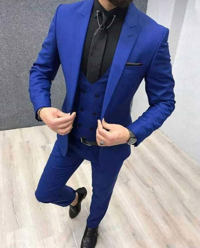 royal blue formal jacket