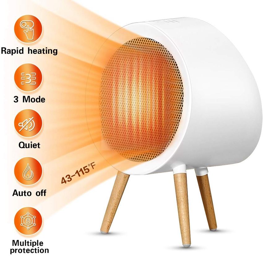 2021 Ceramic Space Smart Heater Electric Mini Portable Heater With