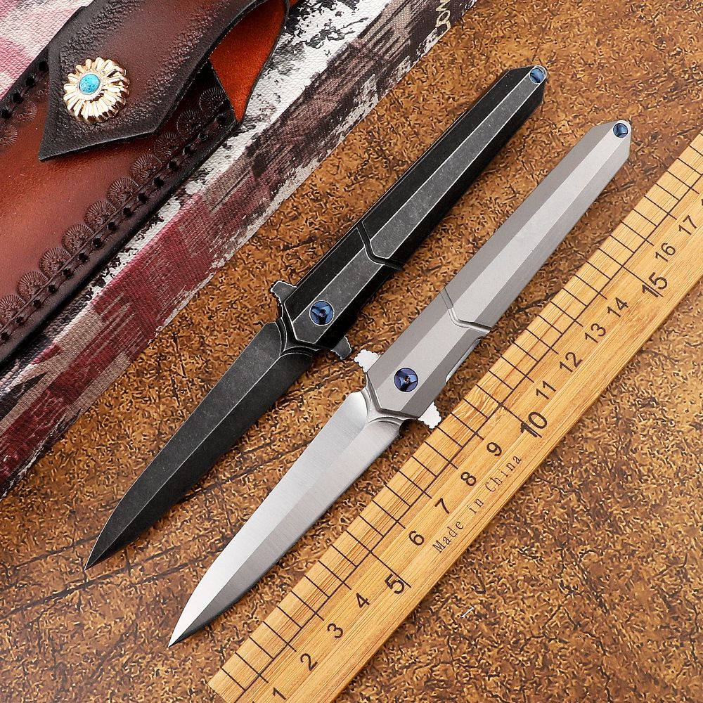 High Quality Excalibur Folding Knife M390 Blade TC4 Titanium Alloy