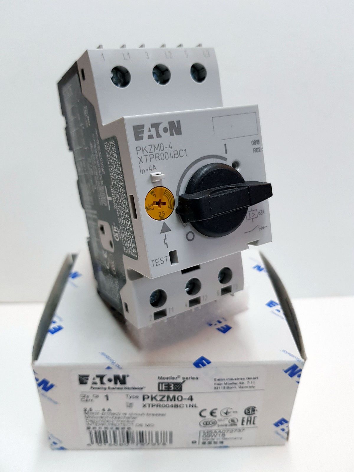 MOELLER EATON *NEW* PKZM0-4 PKZM0-4 XTPR004BC1NL PKZM0-4 
