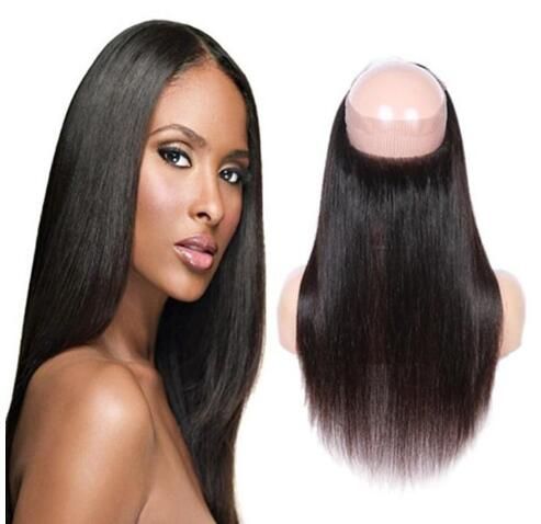 360 Lace Band Frontal 9a Grade Brazilian Virgin Human Hair Lace