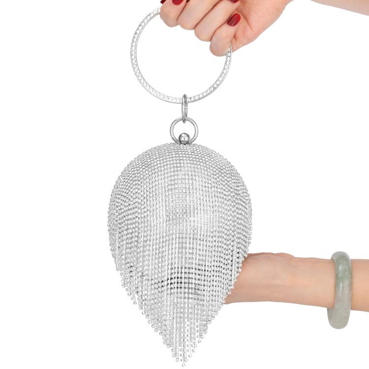 silver ball purse