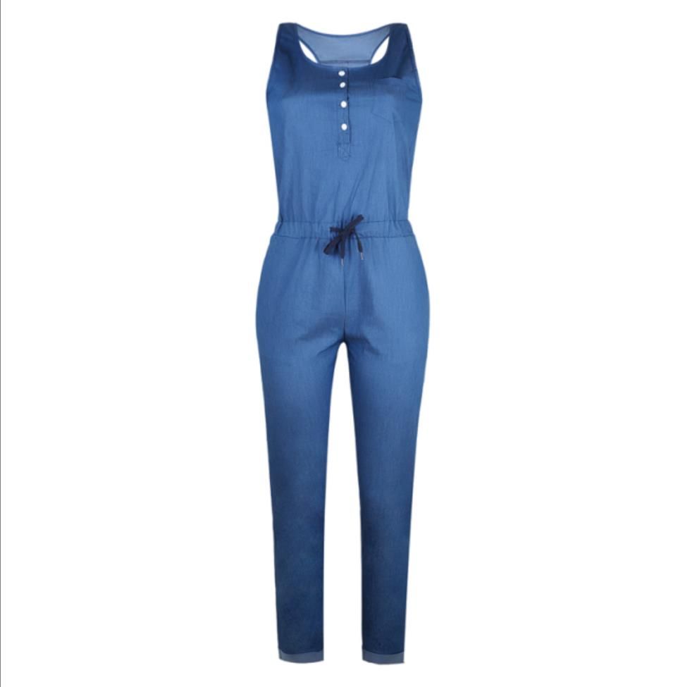 denim pants jumpsuit
