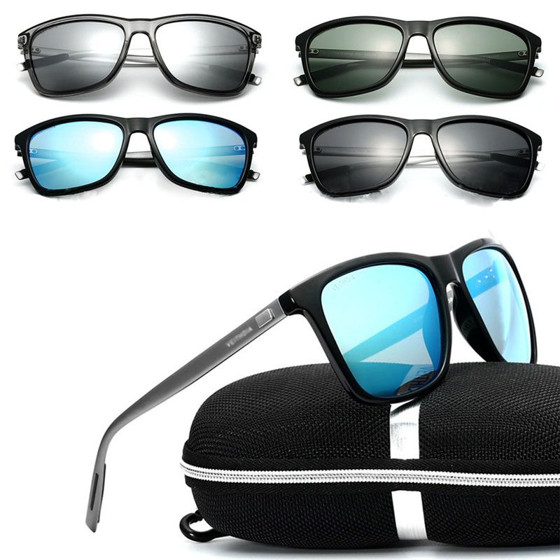 Polarized Glasses Fashion Retro Driving Mirrored Eye Wear Shades